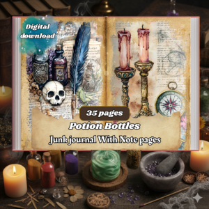 Potion making junk journal kit